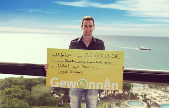 Bawarczyk wygrał 100 000 euro w Lottoland!