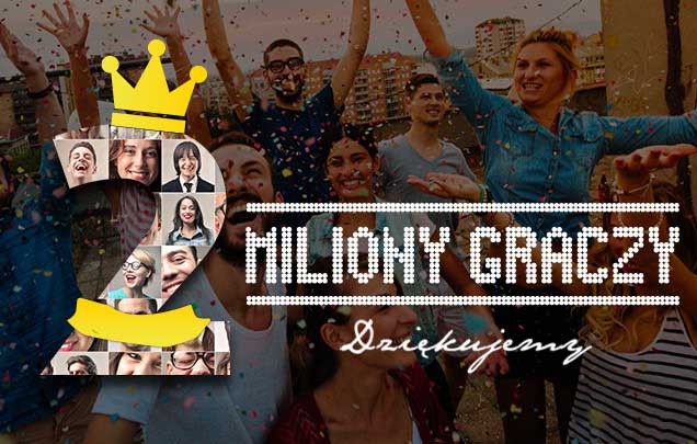 Osiągnęliśmy 2 miliony graczy 2 miliony graczy Lottoland